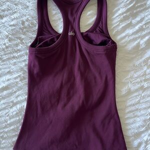 ALO Yoga Deep Purple Tank Top